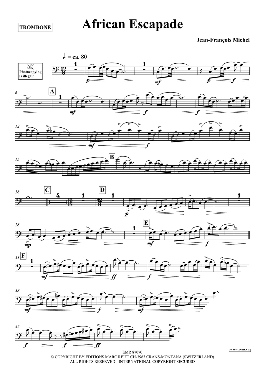 African Escapade African Escapade Piano Accompaniment scores gallery preview page 4