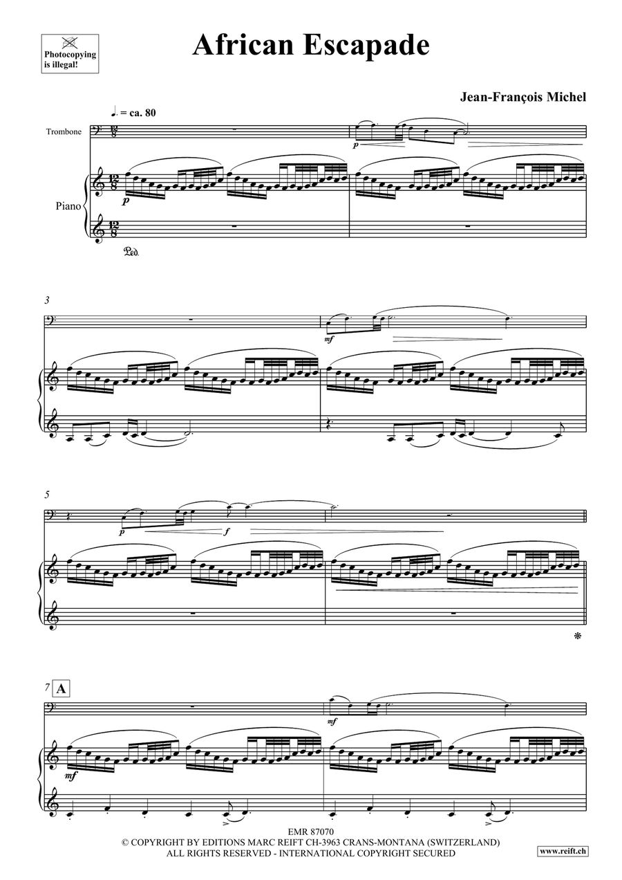 African Escapade African Escapade Piano Accompaniment scores gallery preview page 5