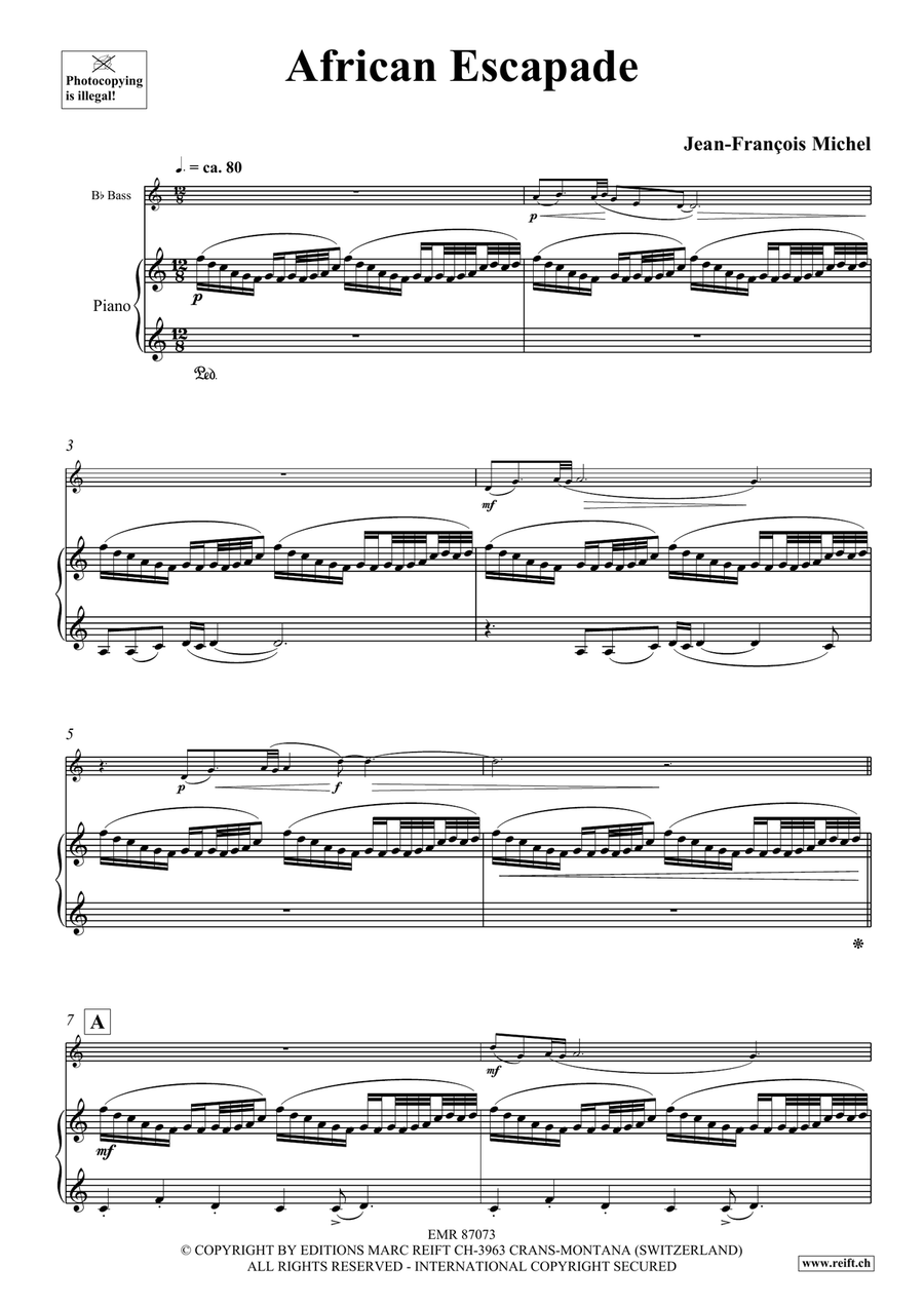 African Escapade African Escapade Voice Solo scores gallery preview page 5