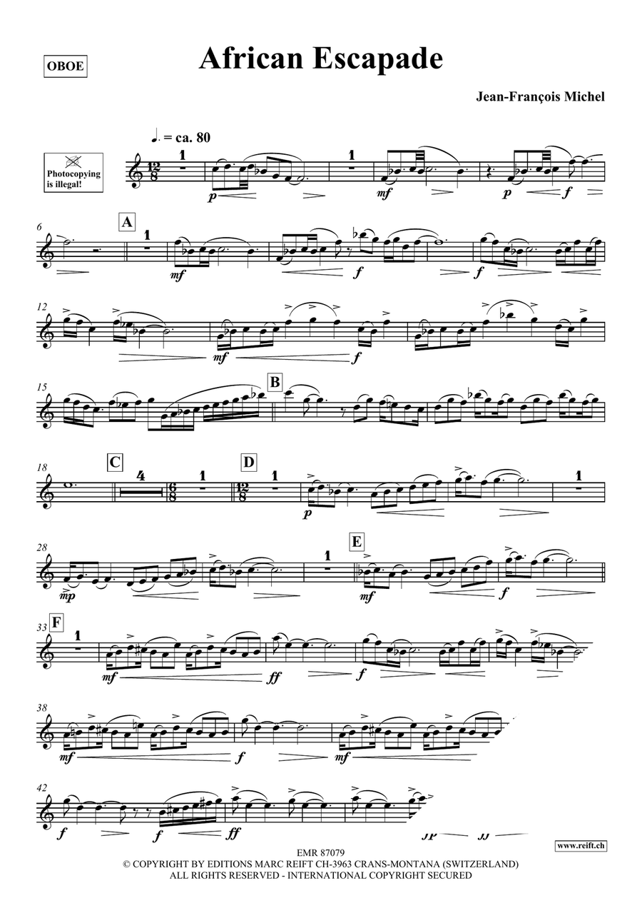 African Escapade African Escapade Piano Accompaniment scores gallery preview page 4