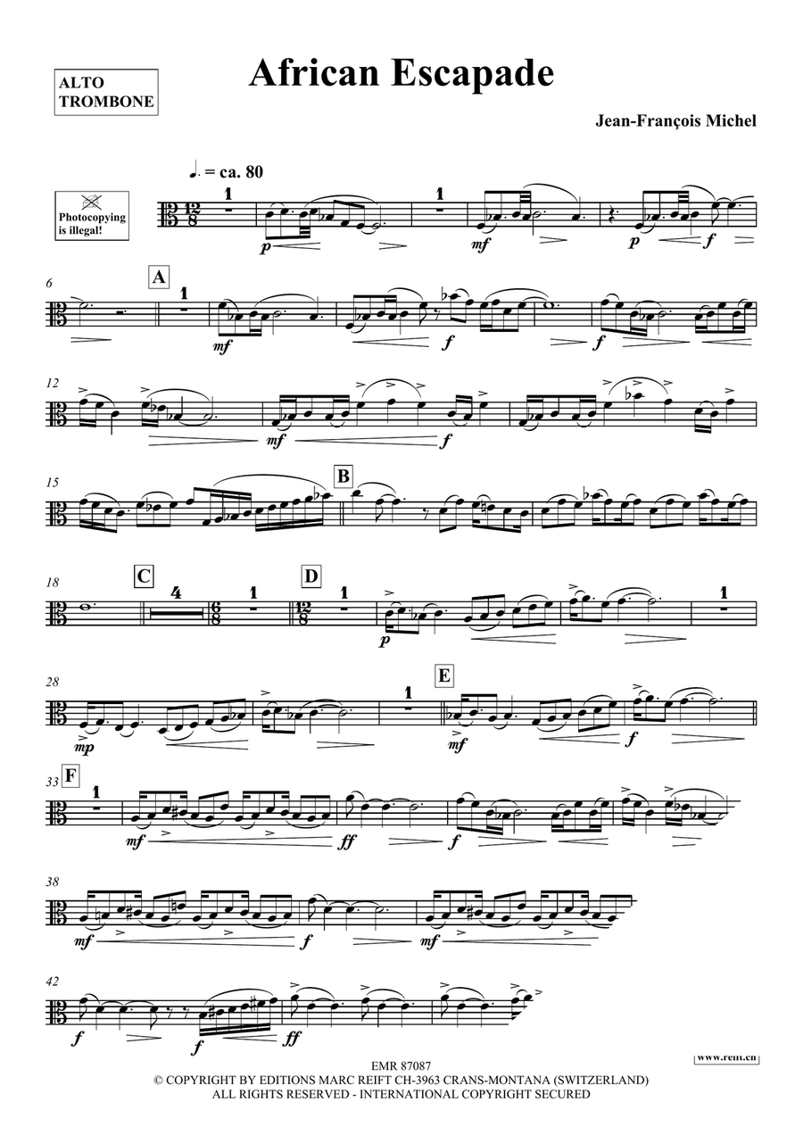 African Escapade African Escapade Piano Accompaniment scores gallery preview page 4
