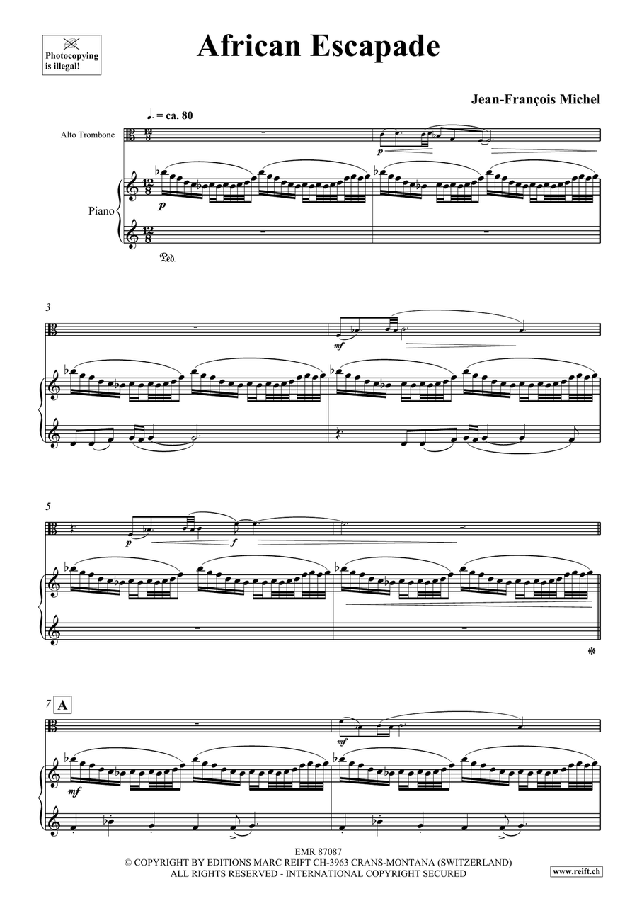 African Escapade African Escapade Piano Accompaniment scores gallery preview page 5