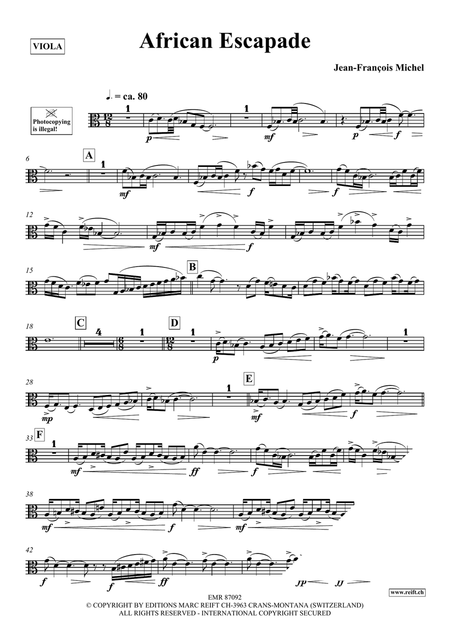 African Escapade African Escapade Piano Accompaniment scores gallery preview page 4