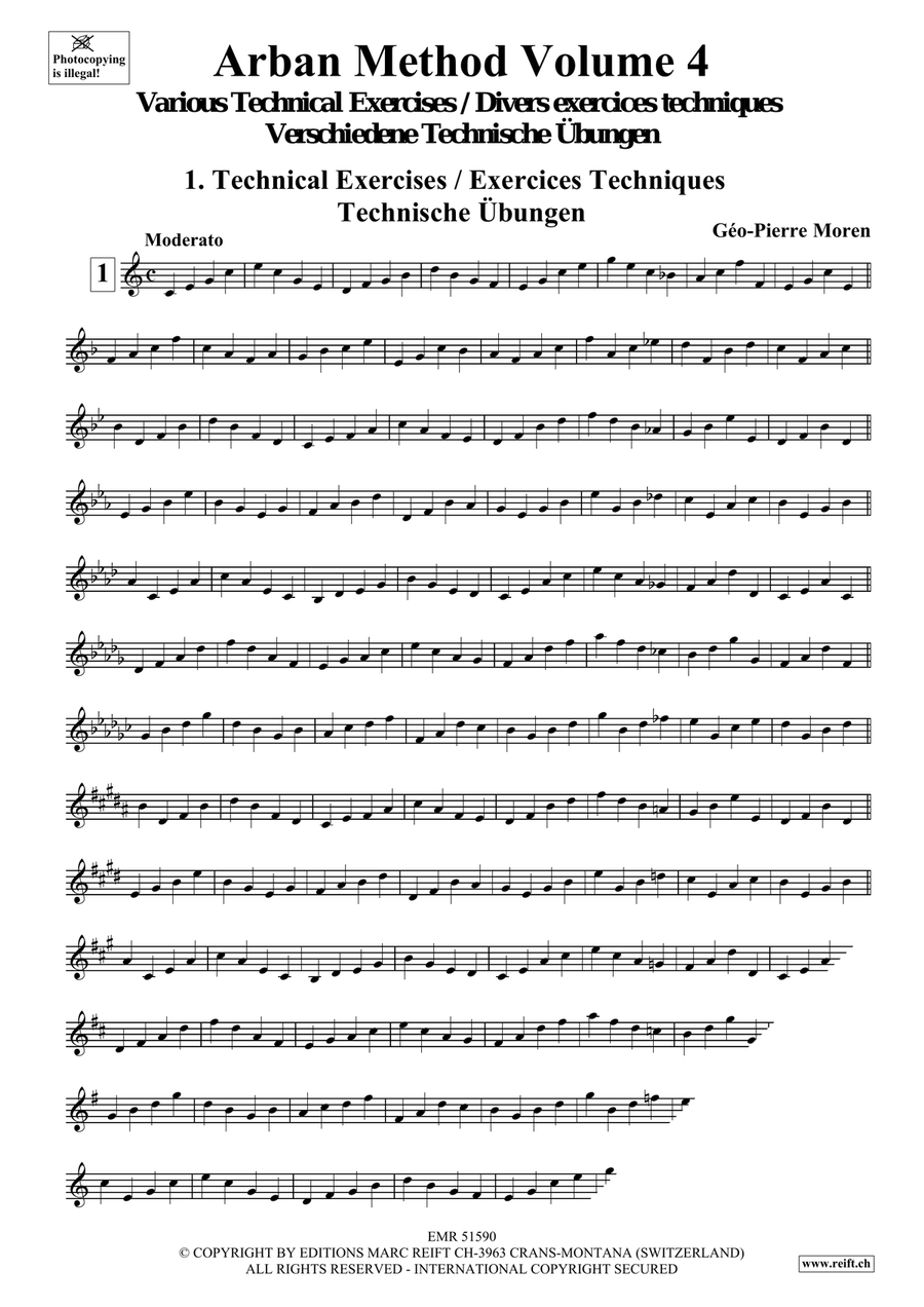 Arban Method Volume 4 Arban Method Volume 4 Trombone scores gallery preview page 4