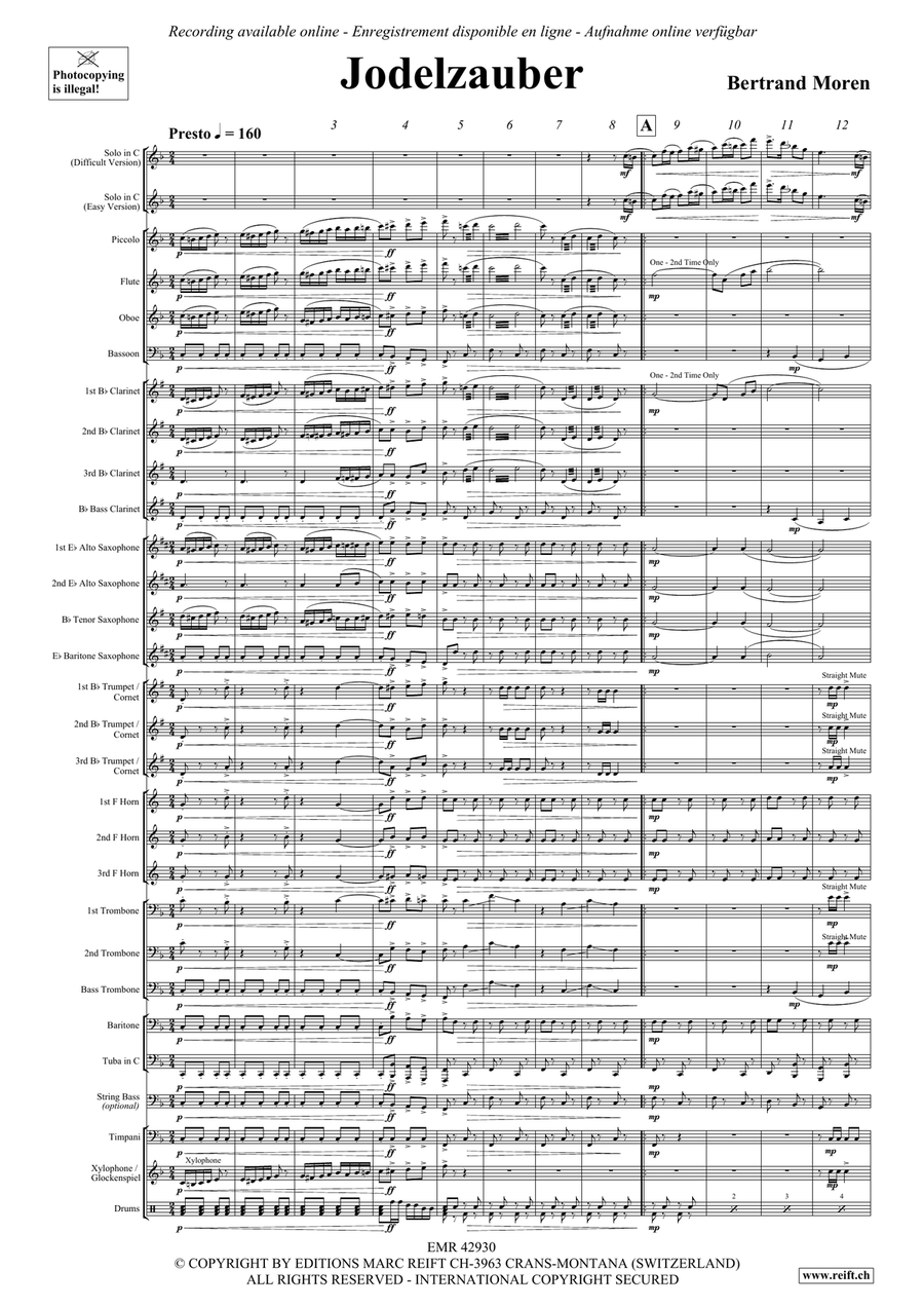 Jodelzauber Jodelzauber Concert Band scores gallery preview page 5