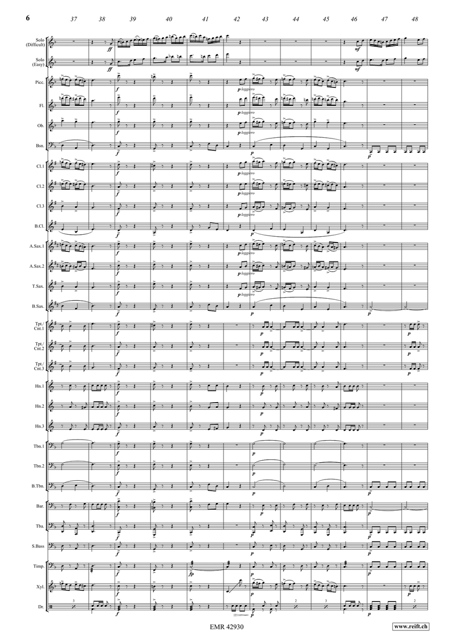 Jodelzauber Jodelzauber Concert Band scores gallery preview page 8