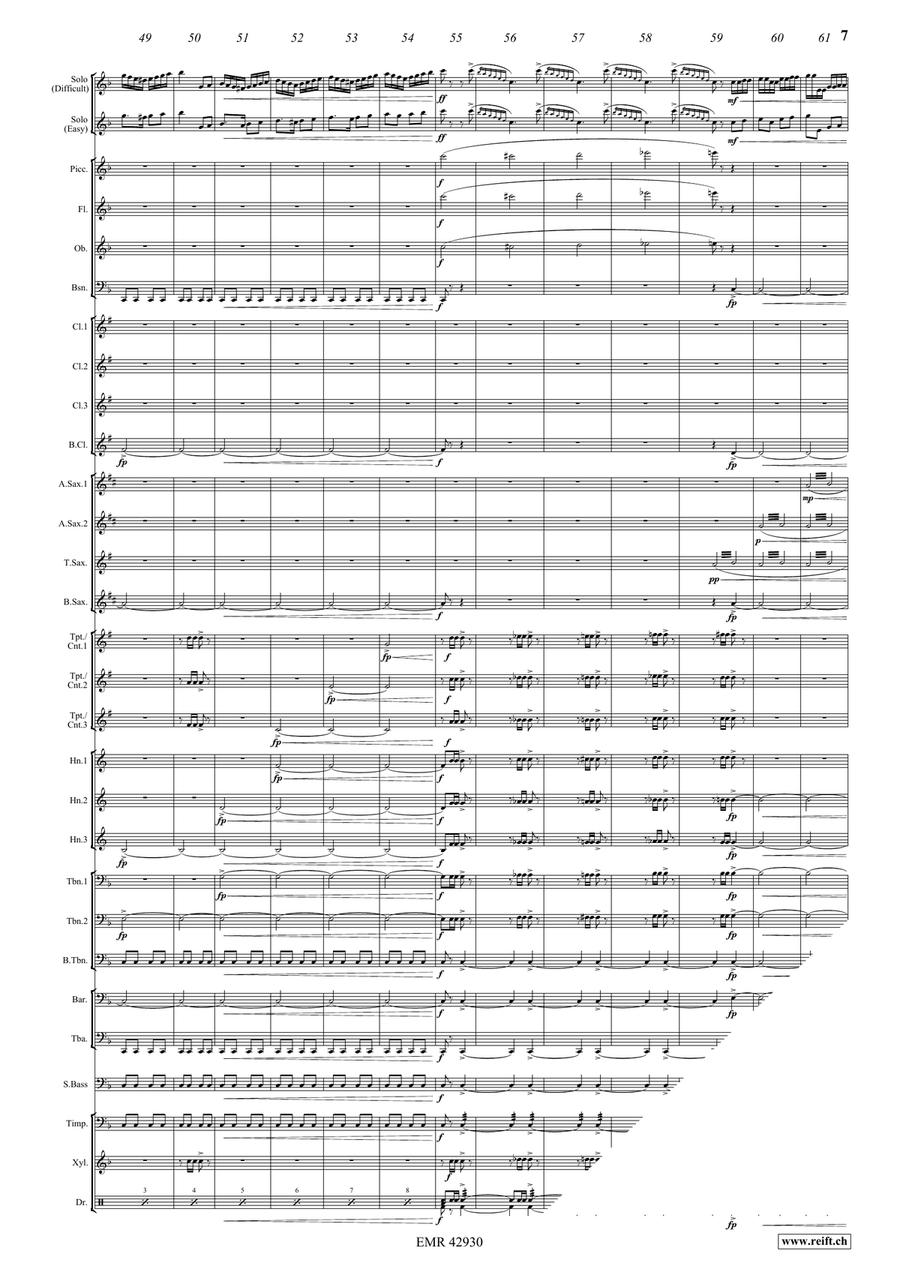 Jodelzauber Jodelzauber Concert Band scores gallery preview page 9
