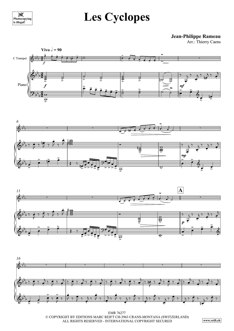 Les Cyclopes Les Cyclopes Trumpet Solo scores gallery preview page 4