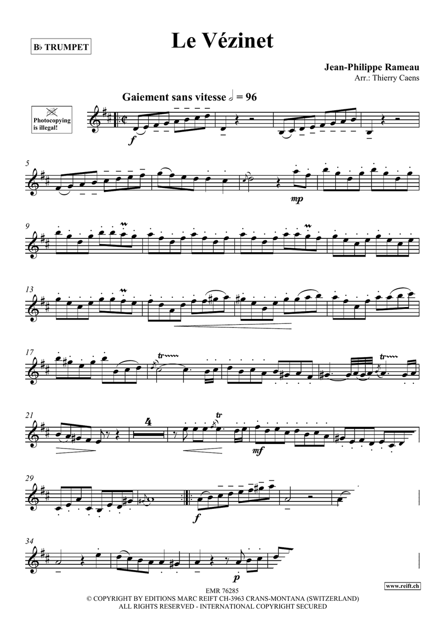 Le Vézinet Le Vézinet Trumpet Solo scores gallery preview page 3