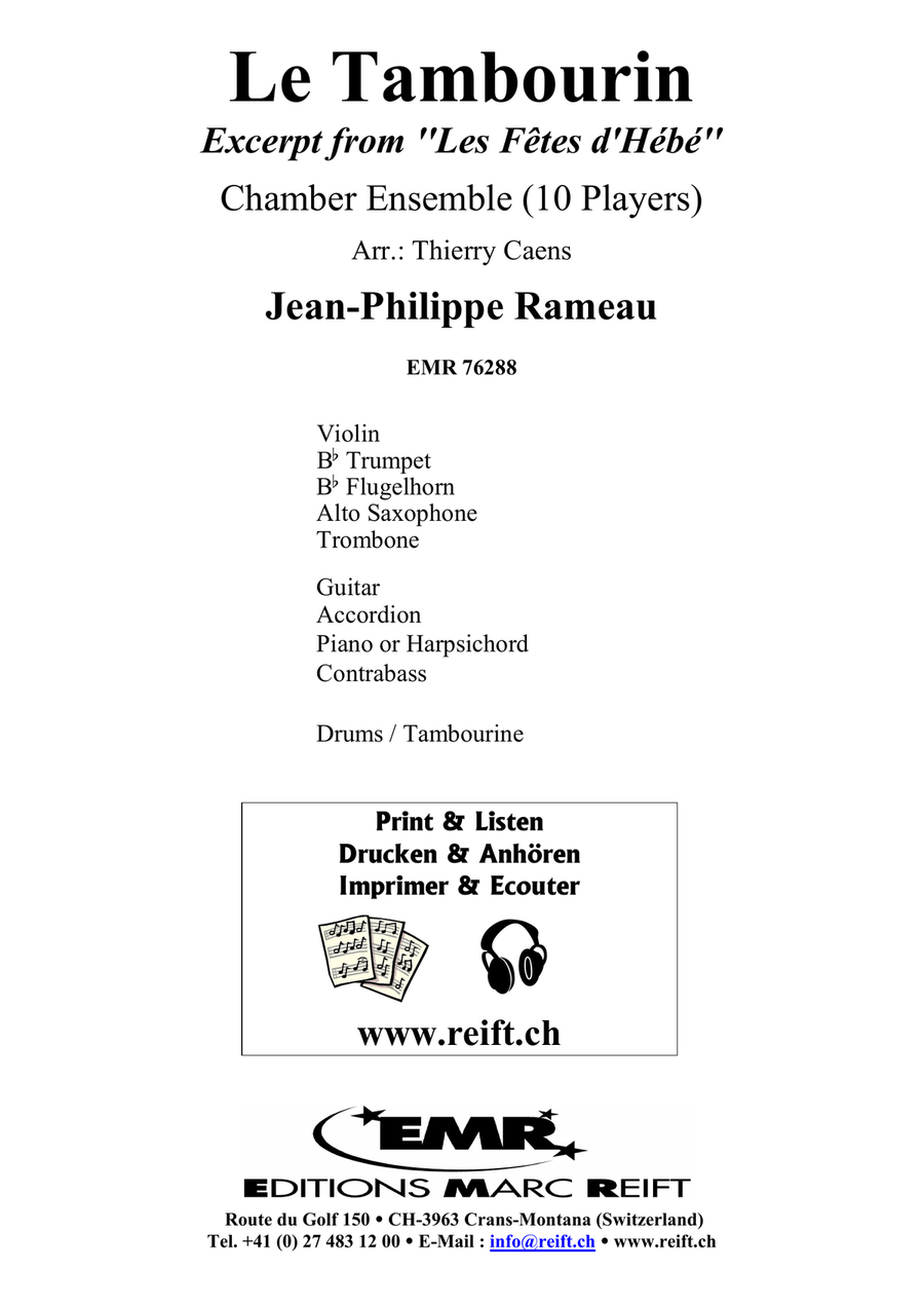Le Tambourin Le Tambourin Score scores gallery preview page 2