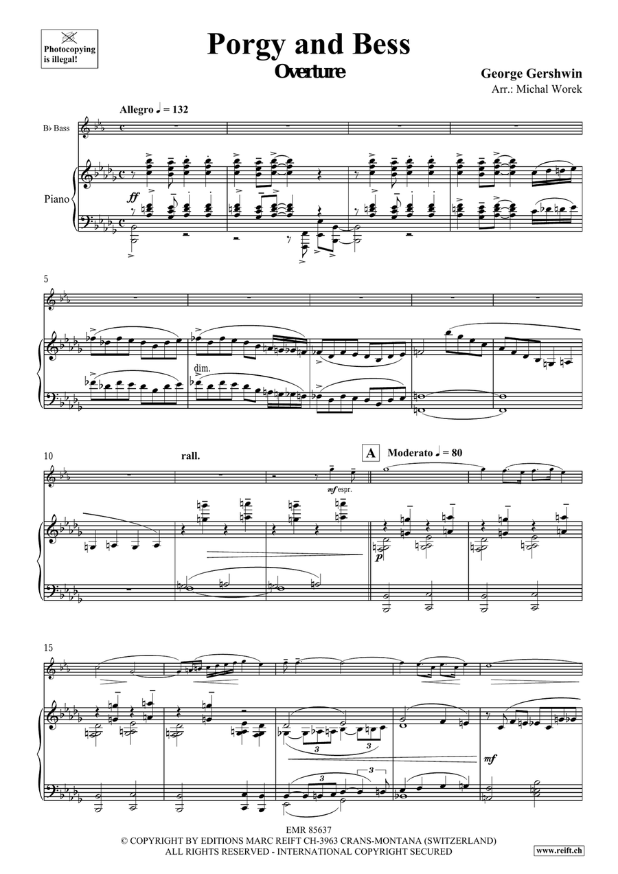 Porgy and Bess Porgy and Bess Voice Solo scores gallery preview page 4