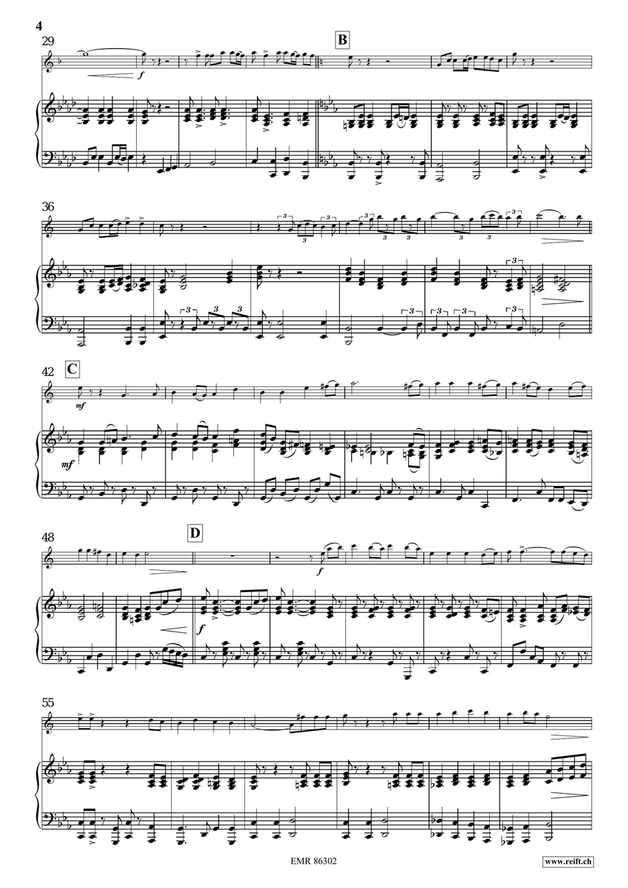 Pop Folk Suite Pop Folk Suite Alto Saxophone scores gallery preview page 6