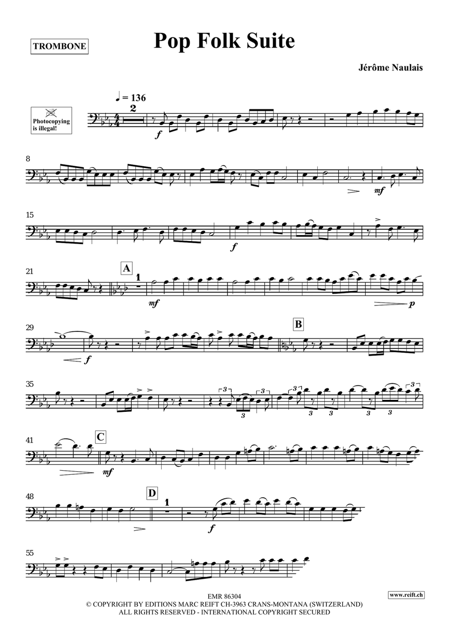 Pop Folk Suite Pop Folk Suite Piano Accompaniment scores gallery preview page 4