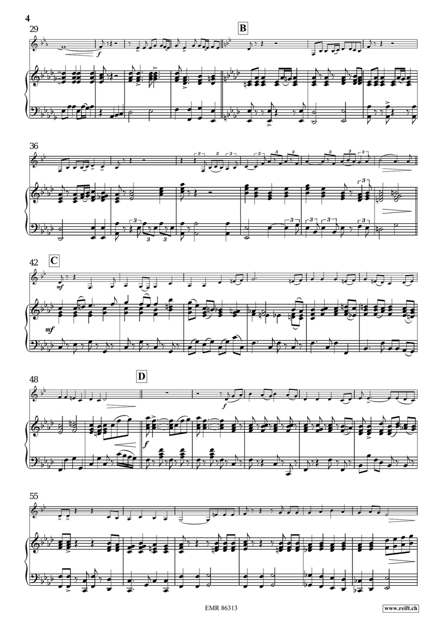 Pop Folk Suite Pop Folk Suite Bass Clarinet scores gallery preview page 6