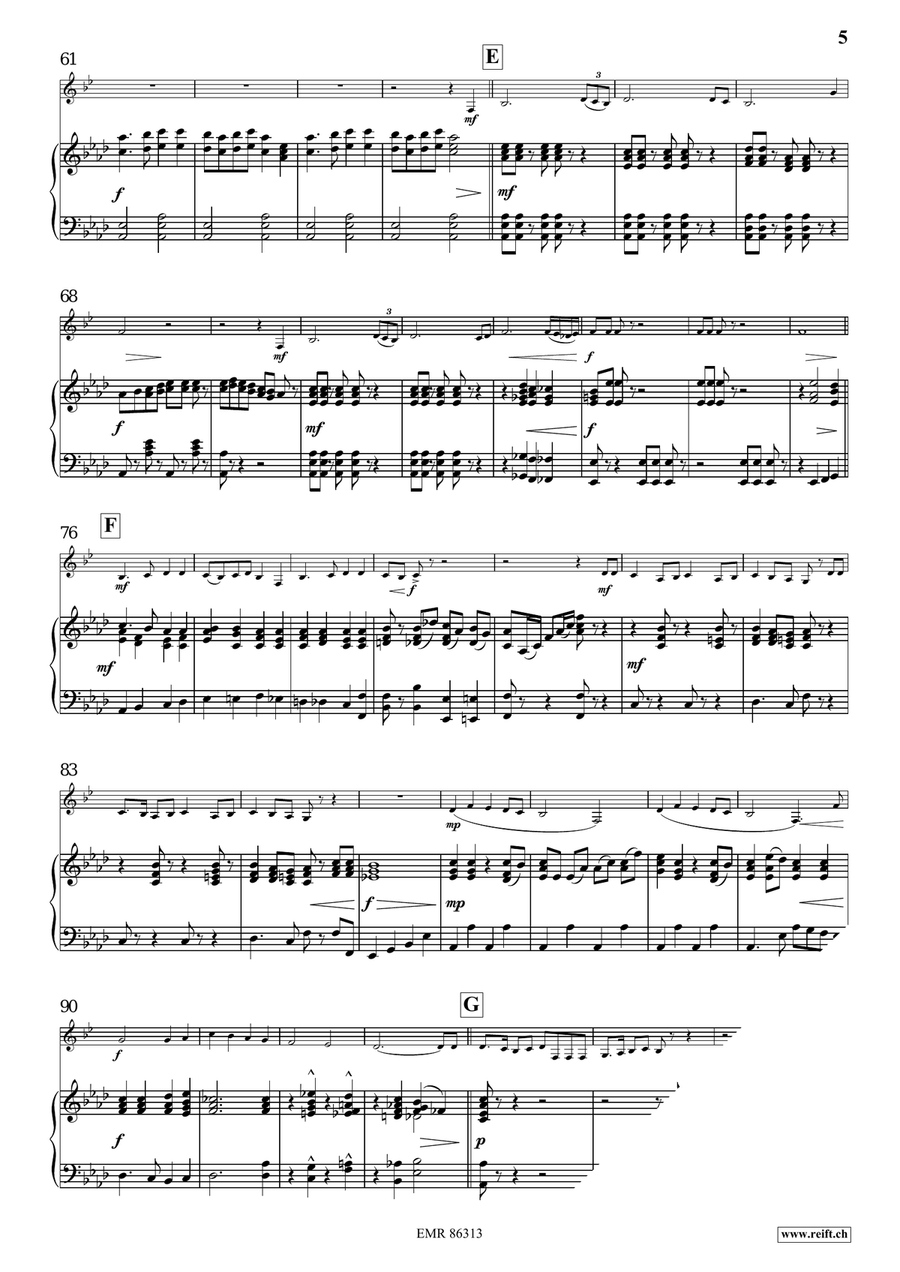Pop Folk Suite Pop Folk Suite Bass Clarinet scores gallery preview page 7