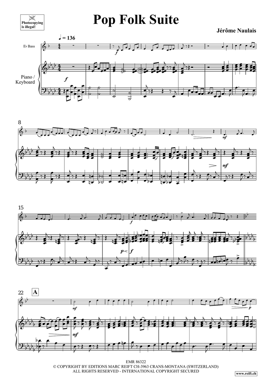 Pop Folk Suite Pop Folk Suite Voice Solo scores gallery preview page 5