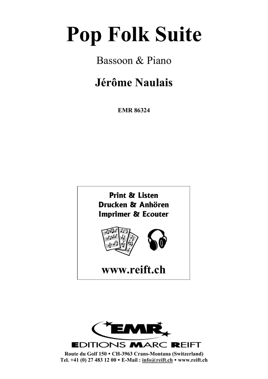 Pop Folk Suite Pop Folk Suite Bassoon Solo scores gallery preview page 2