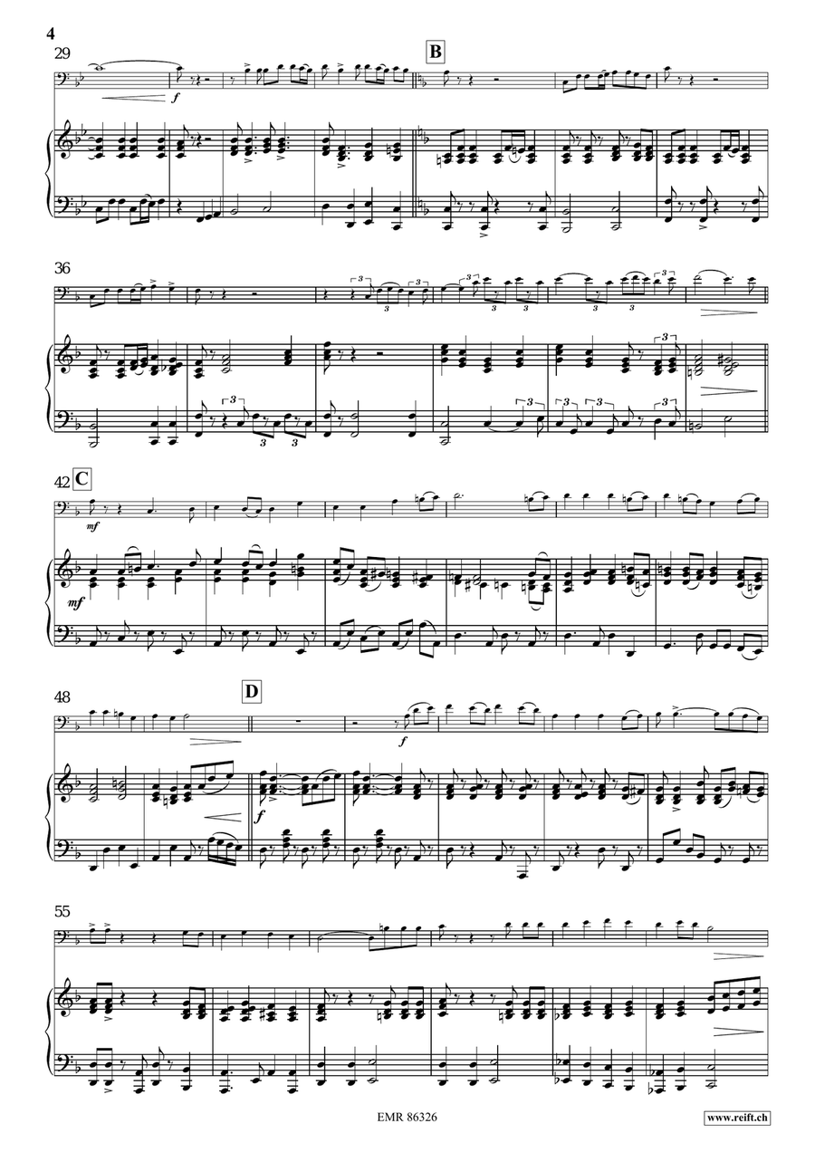 Pop Folk Suite Pop Folk Suite Double Bass scores gallery preview page 6