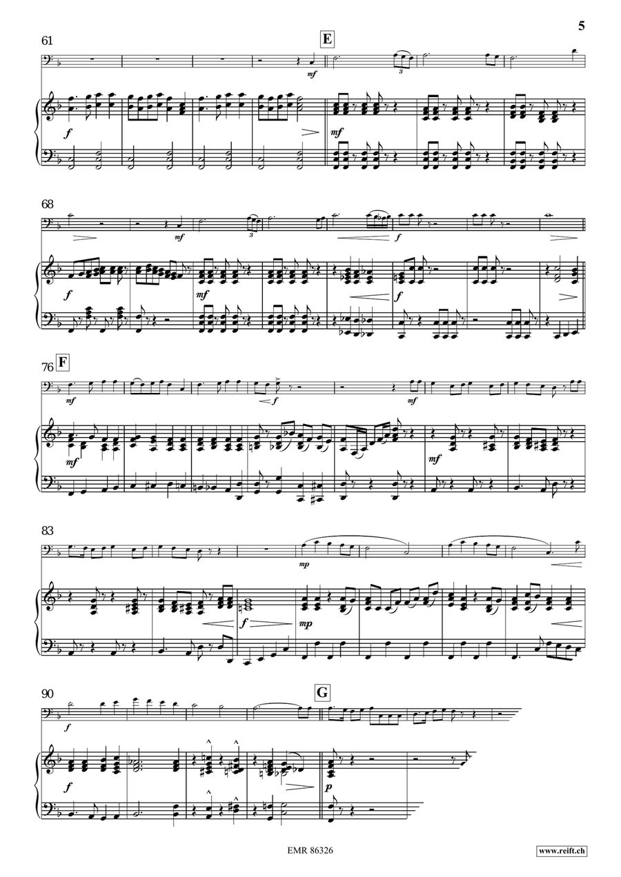 Pop Folk Suite Pop Folk Suite Double Bass scores gallery preview page 7