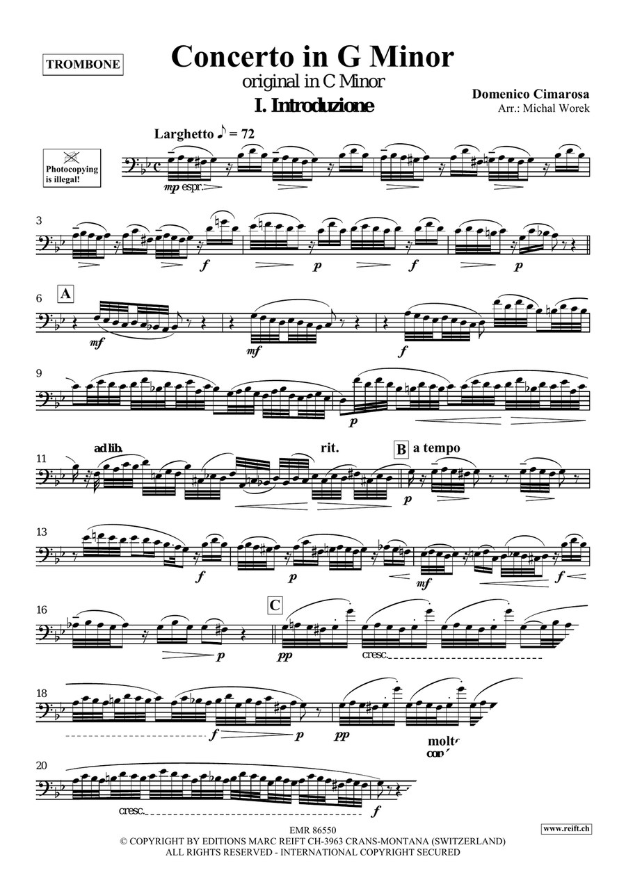 Concerto in G Minor Concerto in G Minor Organ scores gallery preview page 3