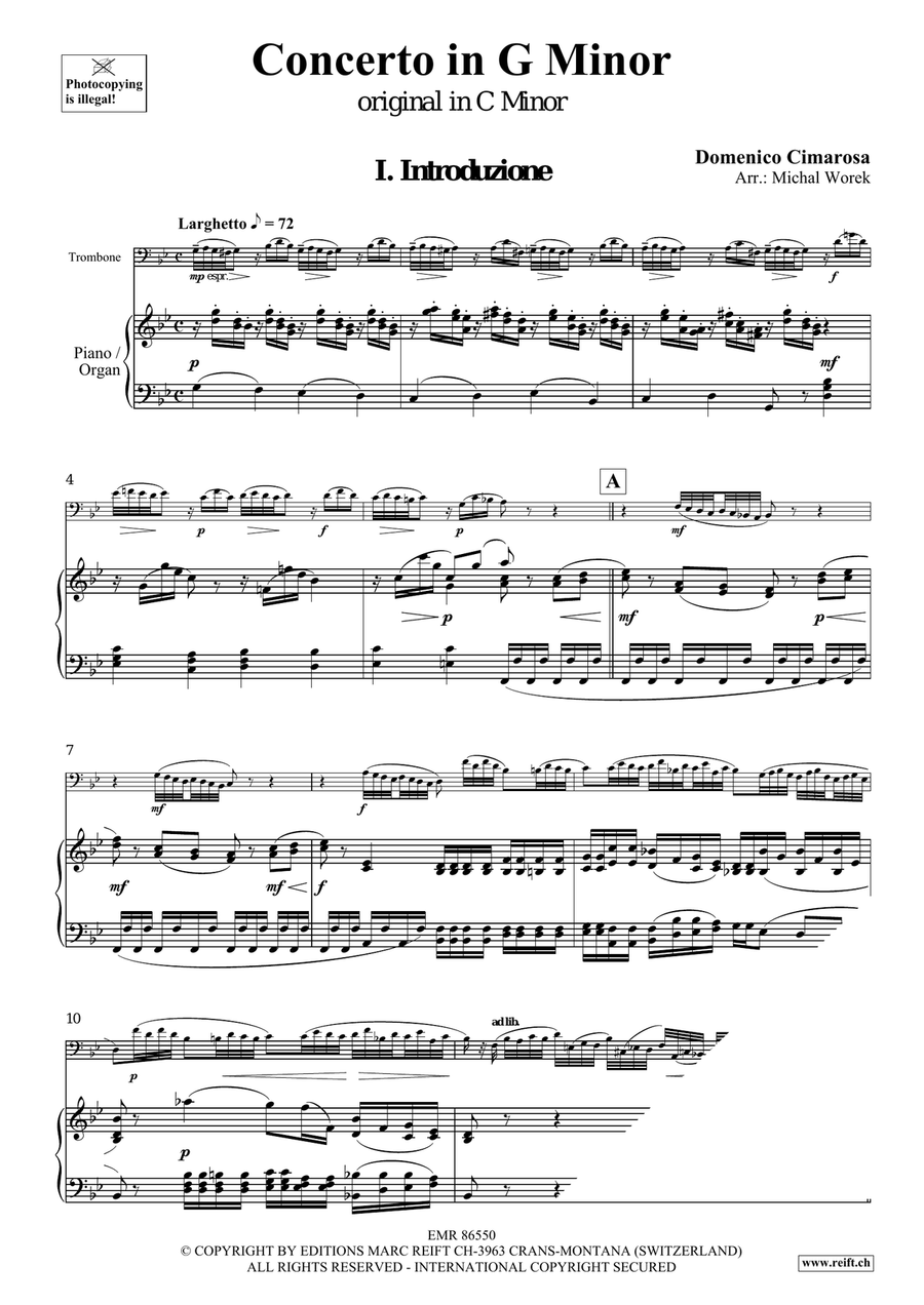 Concerto in G Minor Concerto in G Minor Organ scores gallery preview page 4