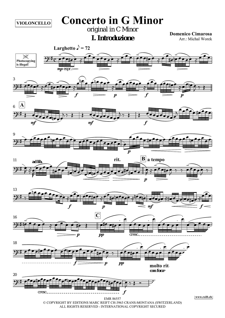 Concerto in G Minor Concerto in G Minor Organ scores gallery preview page 3