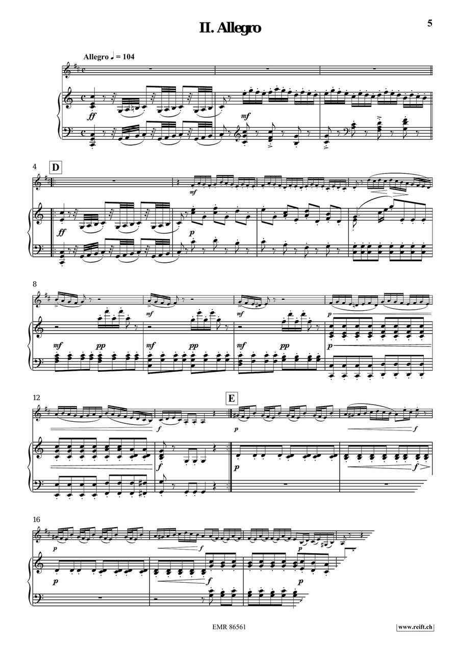 Concerto in G Minor Concerto in G Minor Bass Clarinet scores gallery preview page 5