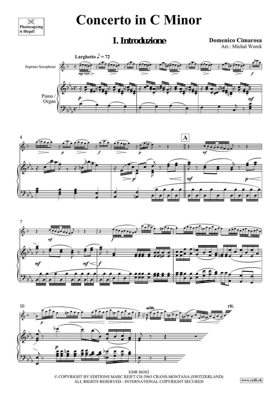Concerto in G Minor Concerto in G Minor Soprano Saxophone scores gallery preview page 4