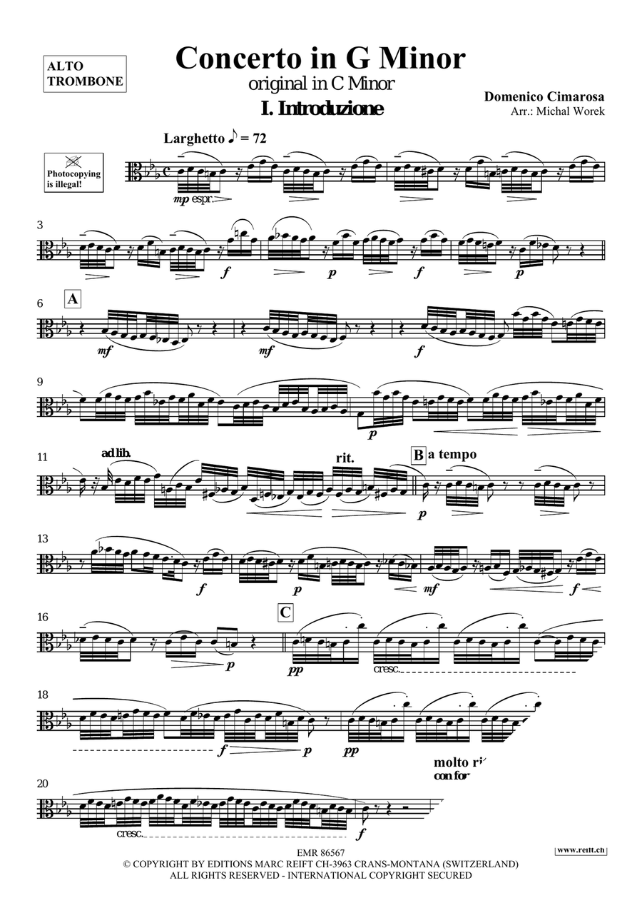 Concerto in G Minor Concerto in G Minor Organ scores gallery preview page 3