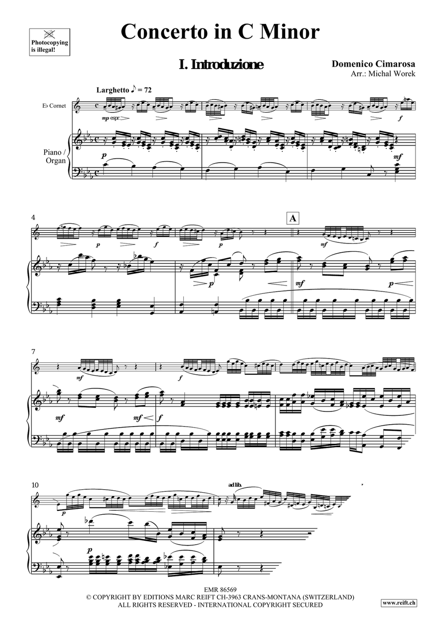 Concerto in G Minor Concerto in G Minor Cornet scores gallery preview page 4