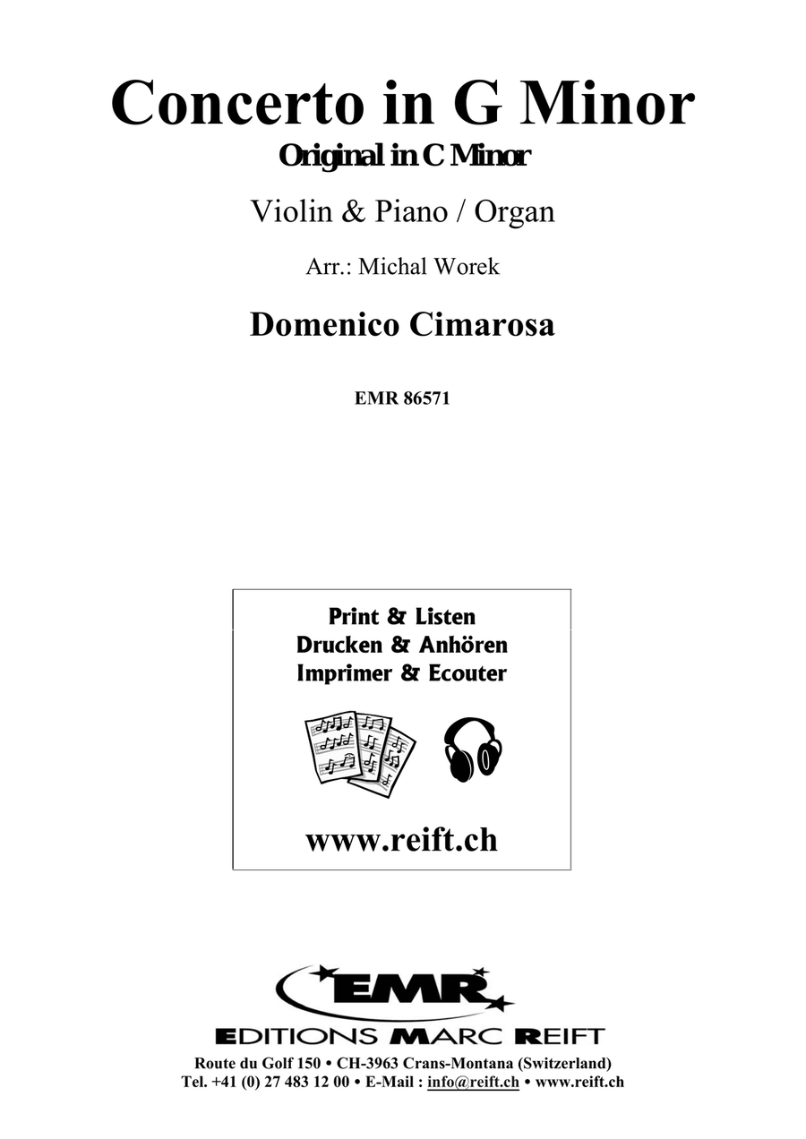 Concerto in G Minor Concerto in G Minor Violin Solo scores gallery preview page 2