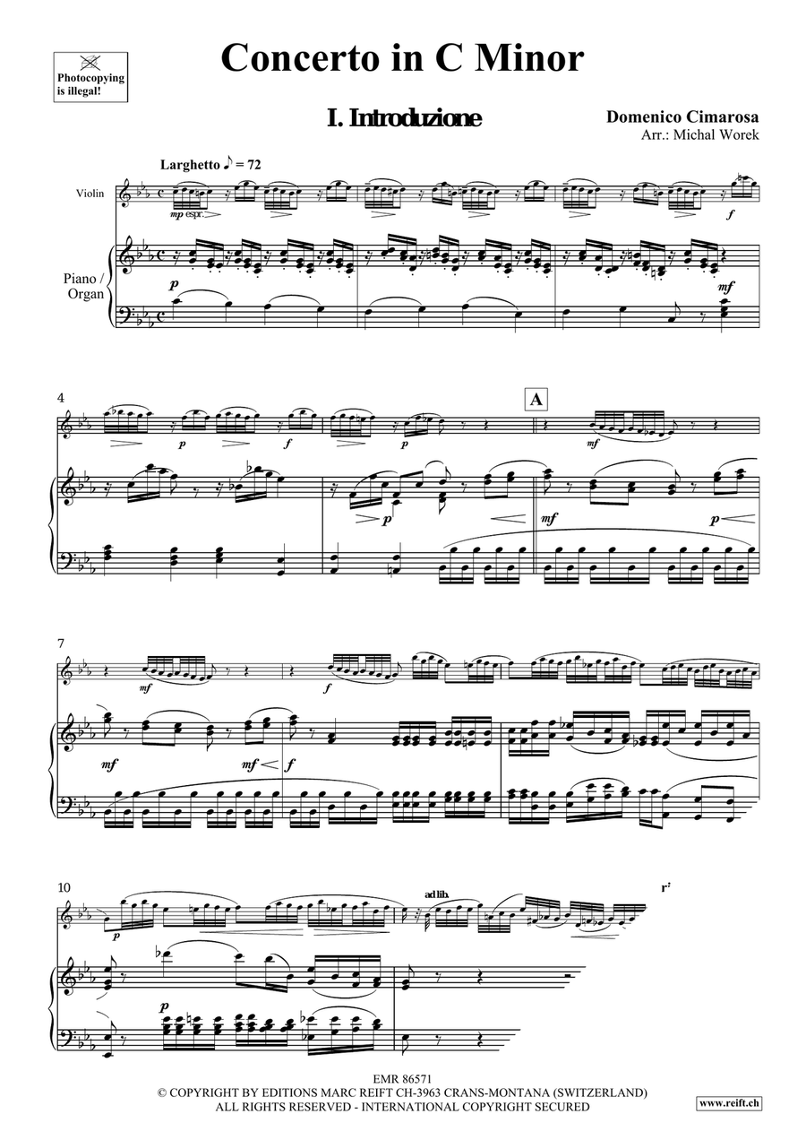 Concerto in G Minor Concerto in G Minor Violin Solo scores gallery preview page 4