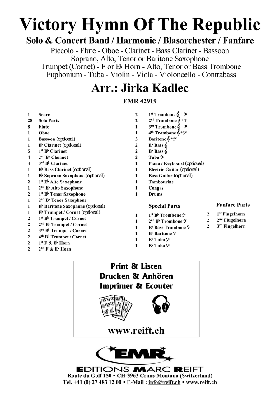 Victory Hymn Of The Republic Bassoon scores gallery preview page 2