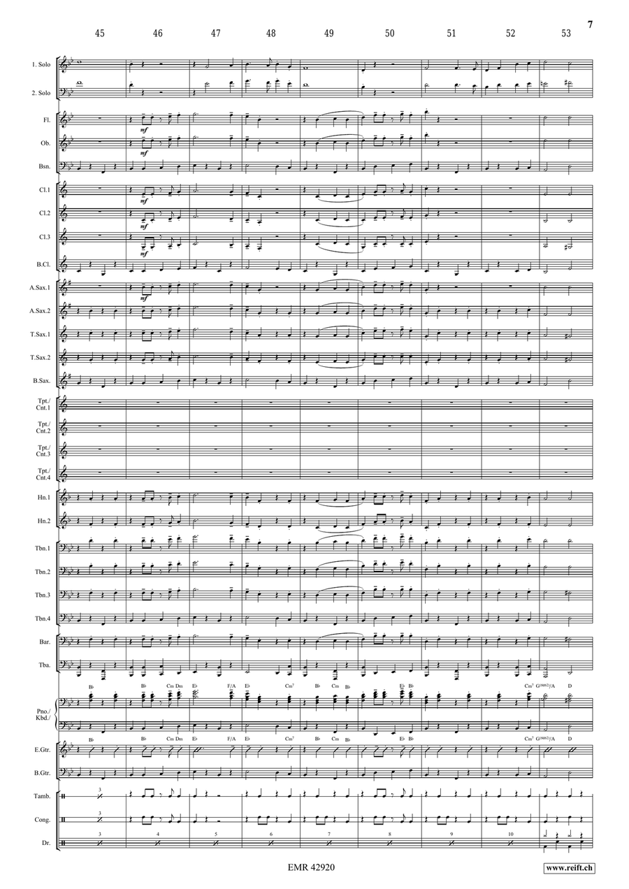Victory Hymn Of The Republic Concert Band scores gallery preview page 8