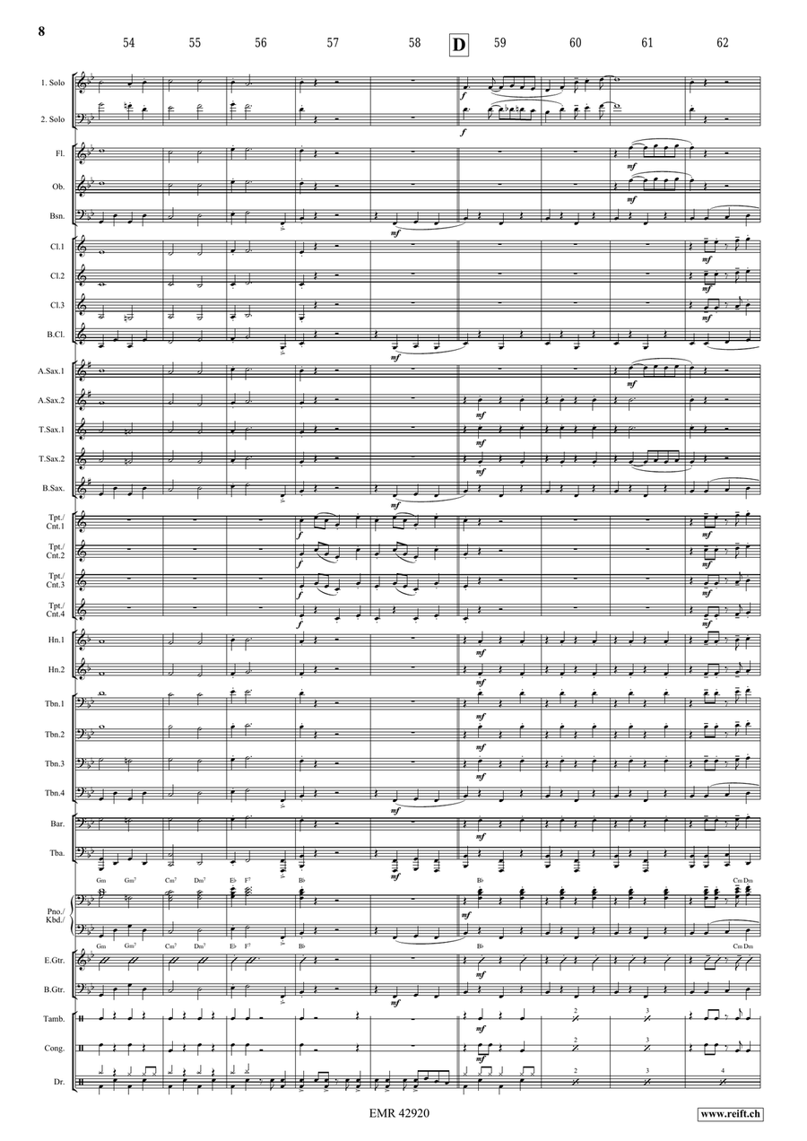 Victory Hymn Of The Republic Concert Band scores gallery preview page 9