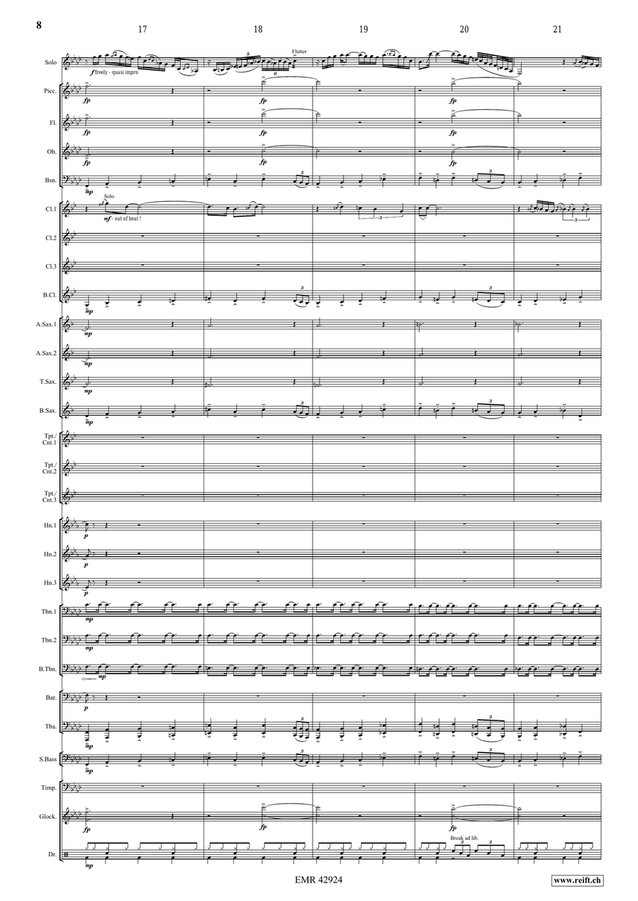 Manhattan Nights Manhattan Nights Concert Band scores gallery preview page 8