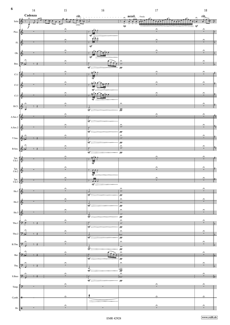 Divine Odyssey Divine Odyssey Concert Band scores gallery preview page 7