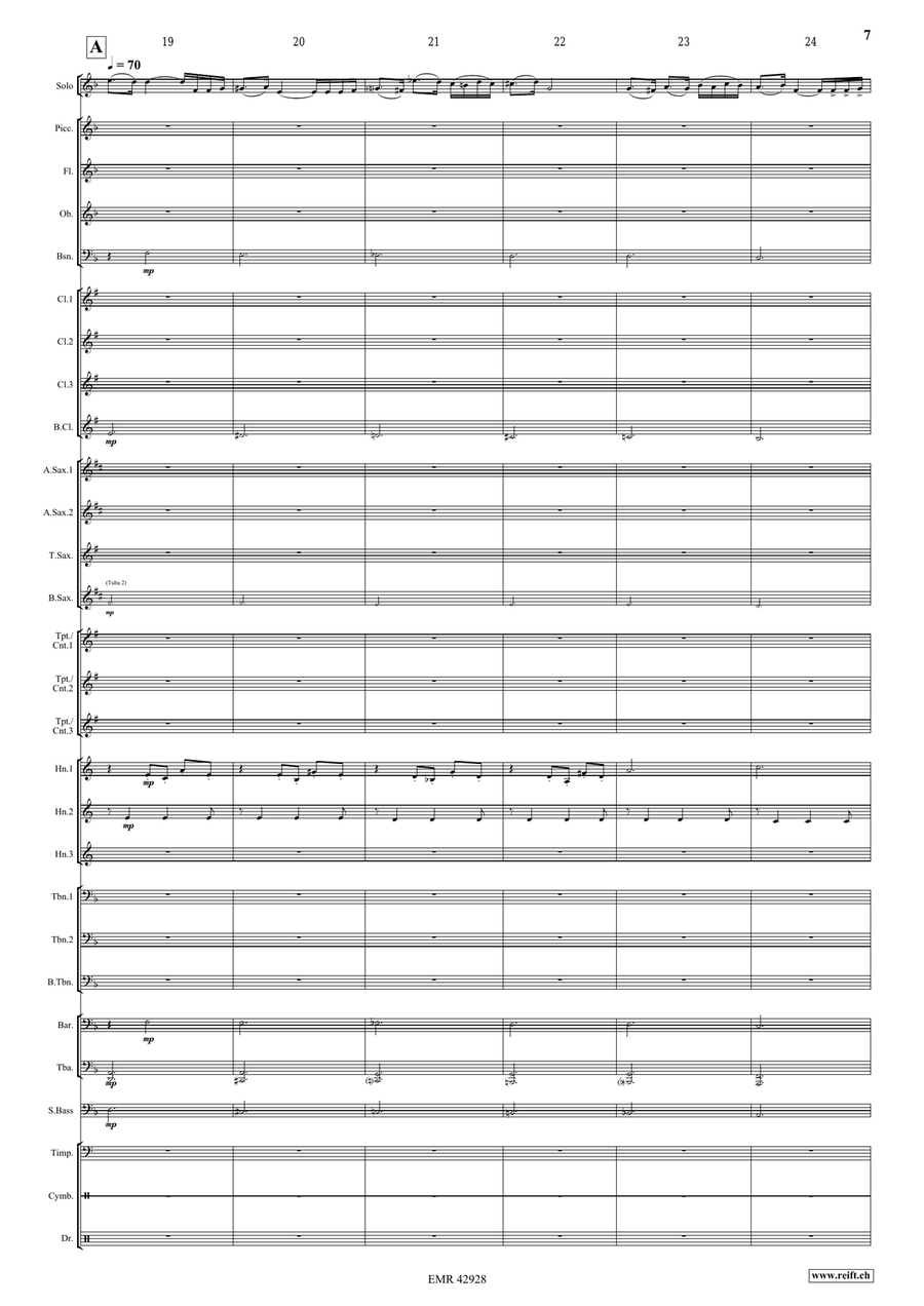 Divine Odyssey Divine Odyssey Concert Band scores gallery preview page 8
