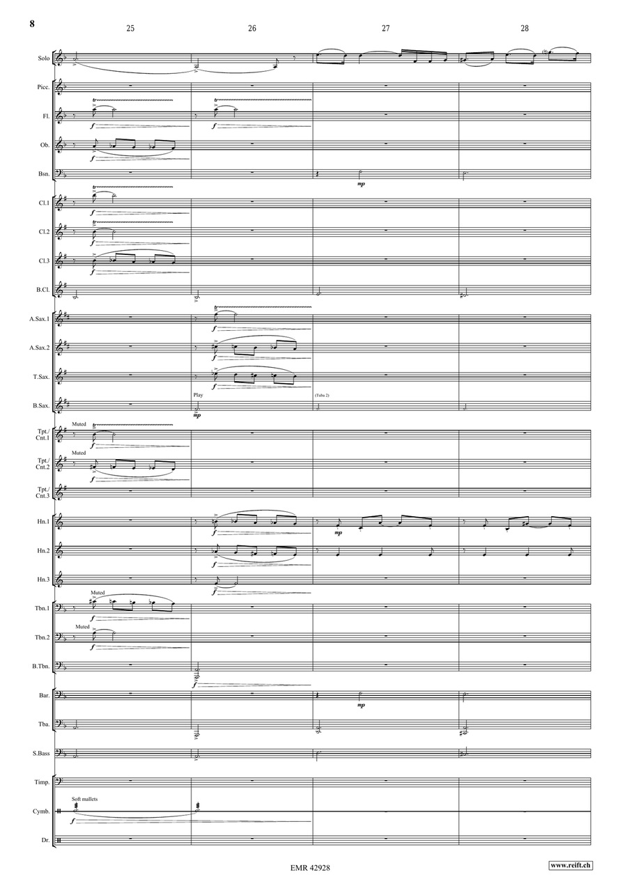 Divine Odyssey Divine Odyssey Concert Band scores gallery preview page 9