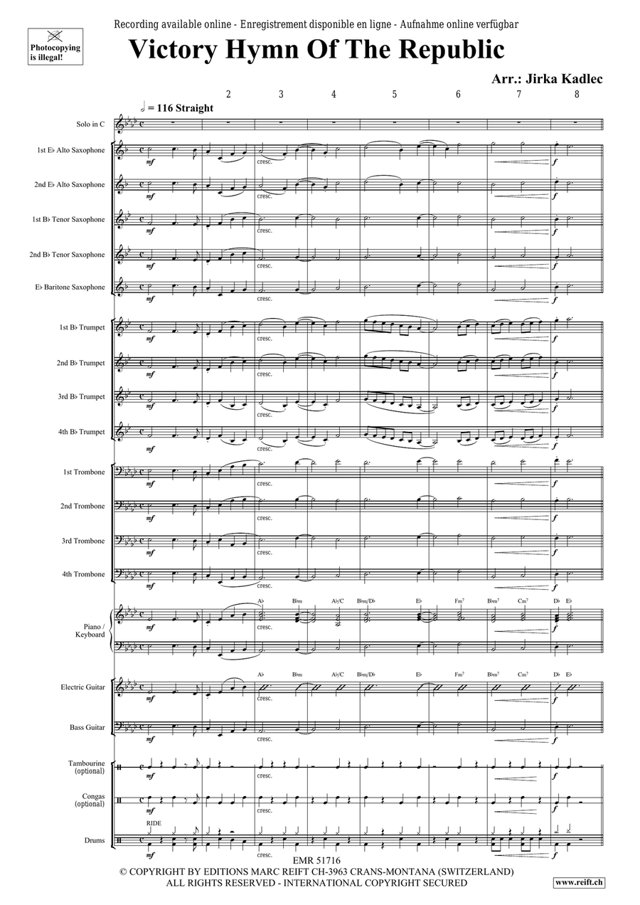 Victory Hymn Of The Republic Bassoon scores gallery preview page 4