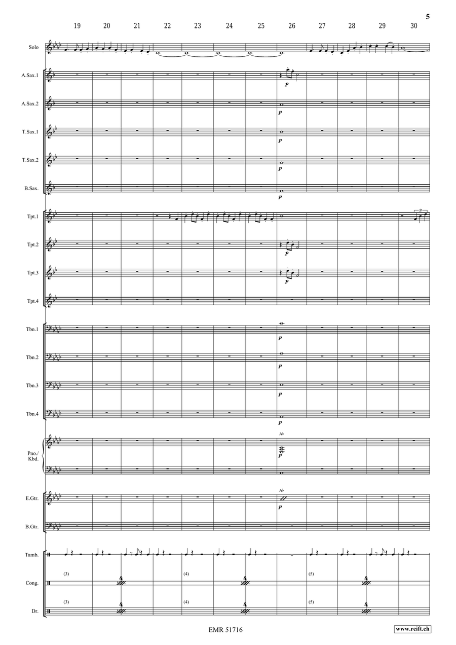Victory Hymn Of The Republic Bassoon scores gallery preview page 6