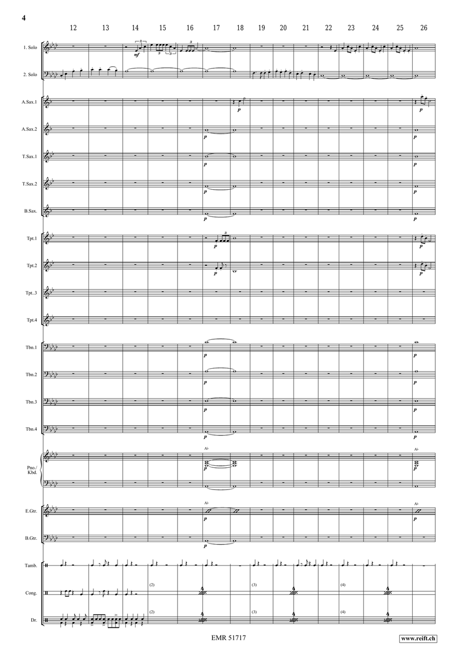 Victory Hymn Of The Republic Big Band scores gallery preview page 5