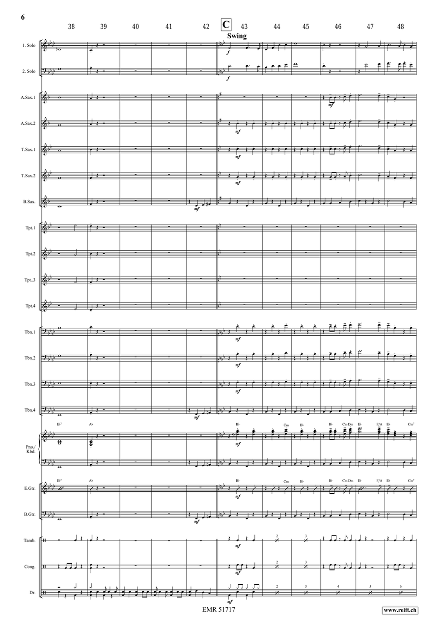 Victory Hymn Of The Republic Big Band scores gallery preview page 7