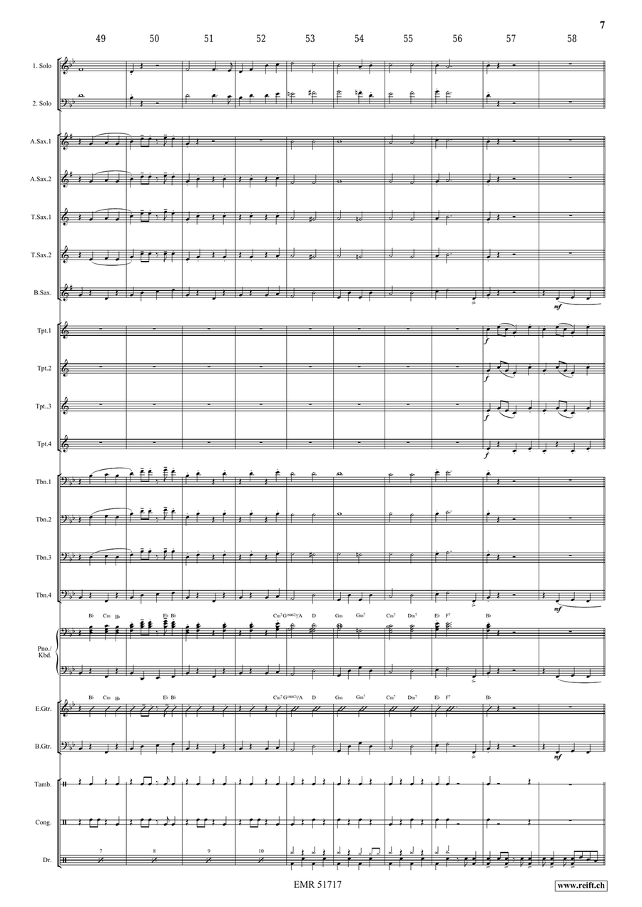 Victory Hymn Of The Republic Big Band scores gallery preview page 8