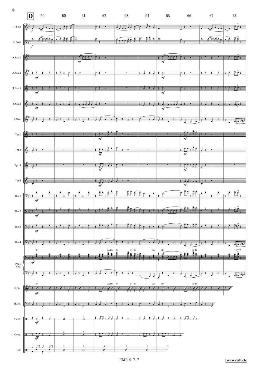 Victory Hymn Of The Republic Big Band scores gallery preview page 9