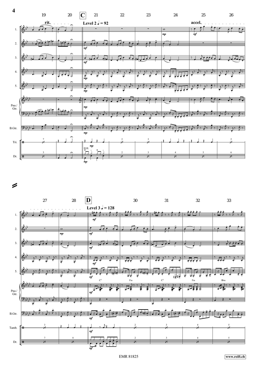 Tetris Tetris Clarinet Quintet scores gallery preview page 4