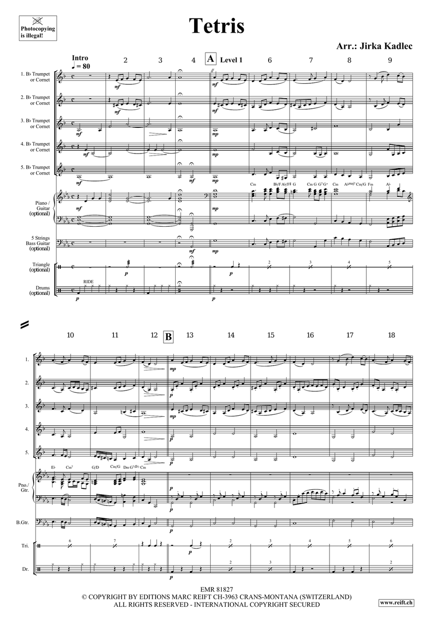 Tetris Tetris Cornet scores gallery preview page 3