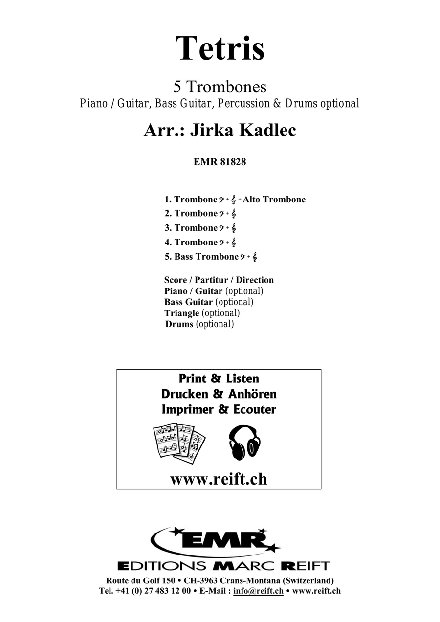 Tetris Tetris Trombone scores gallery preview page 2