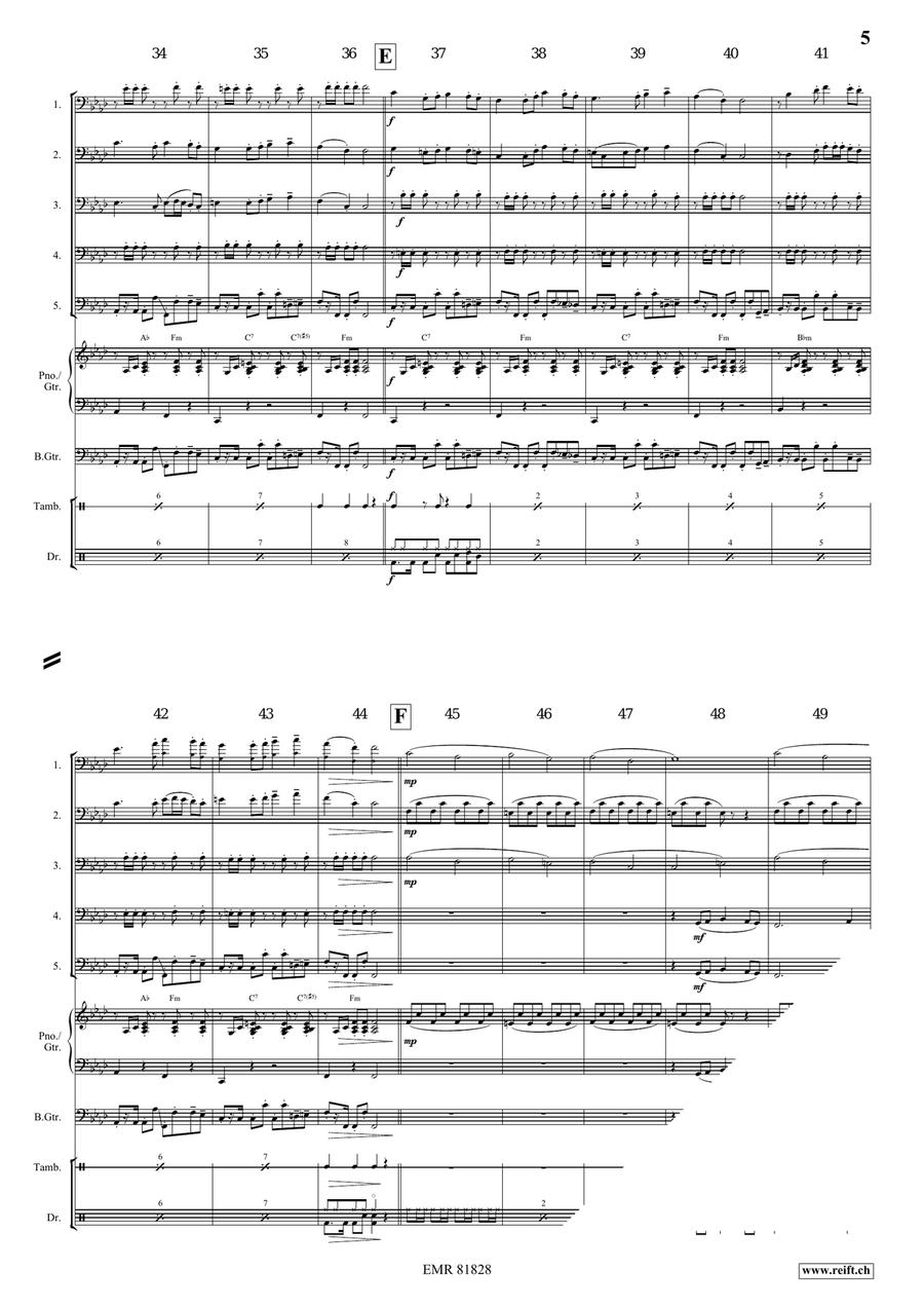 Tetris Tetris Trombone scores gallery preview page 5