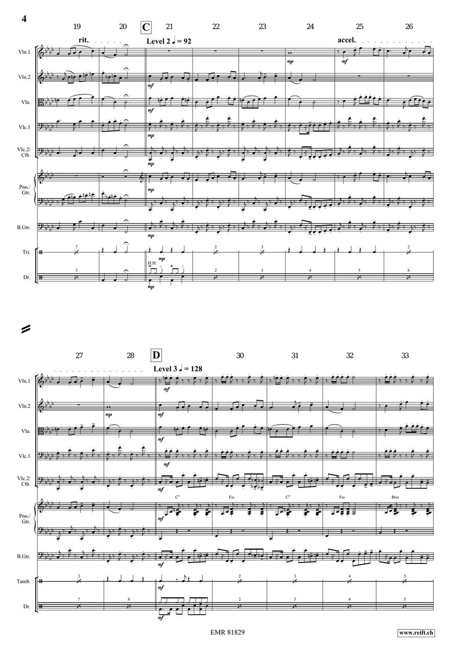 Tetris Tetris String Quintet scores gallery preview page 4